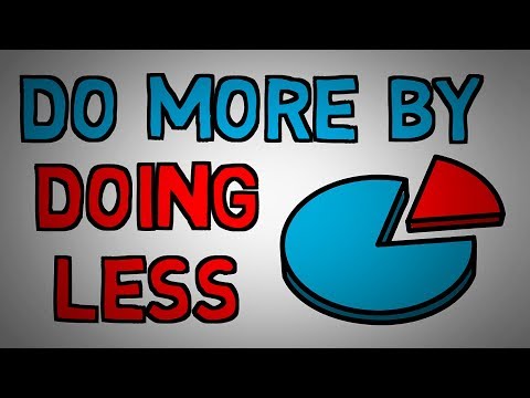 The Pareto Principle - 80/20 Rule - Do More by Doing Less (animated)