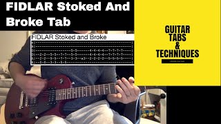 FIDLAR Stoked and Broke Guitar Lesson Tutorial with Tabs FIDLAR