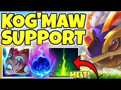 Kog'Maw is ACTUALLY a Support with this amazing build (FREE SKIN GIVEAWAY!)