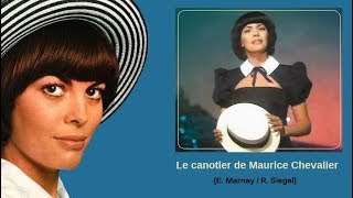 Kadr z teledysku Le canotier de Maurice Chevalier tekst piosenki Mireille Mathieu