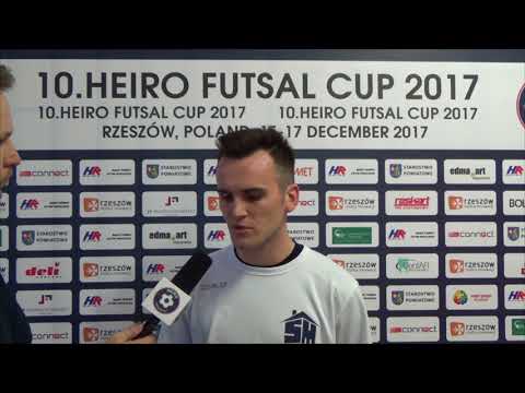 Heiro Futsal Cup 2017: Bartłomiej Bać (Projektant Rzeszów) po meczu z Alex Zakliczyn
