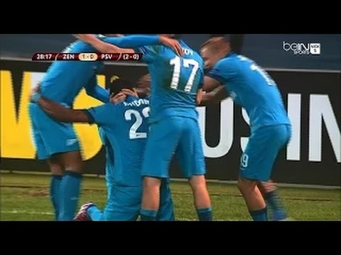 Salomon Rondon Goal - Zenit vs PSV 1-0 Europa League 2015 HD