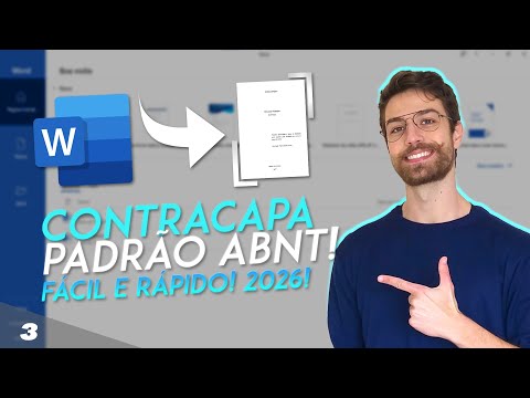 How to create an ABNT-standard cover page! Easy and fast! 2026!