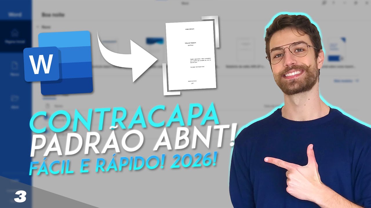 COMO FAZER A FOLHA DE ROSTO ABNT! FÁCIL E RÁPIDO!