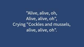 The Dubliners - Molly Malone (Lyric video)