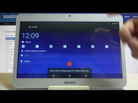 How to Enable Alarm on Archos Core 101 3G –  Set Up Clock Alarm