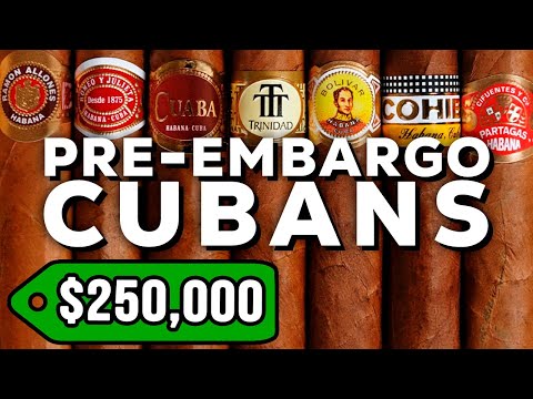 Over $250,000 worth of Pre Embargo Cuban Cigars