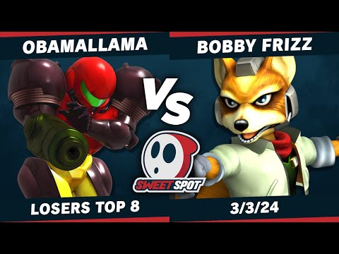 Sweet Spot 8 - Obamallama (Samus) VS. Bobby Frizz (Fox) - Losers Top 8