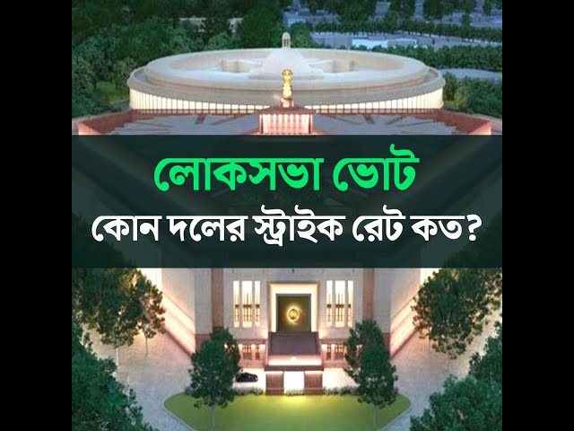 ২০২৪ সালের লোকসভা ভোটে দেশের রাজনৈতিক দলগুলির স্ট্রাইক রেট