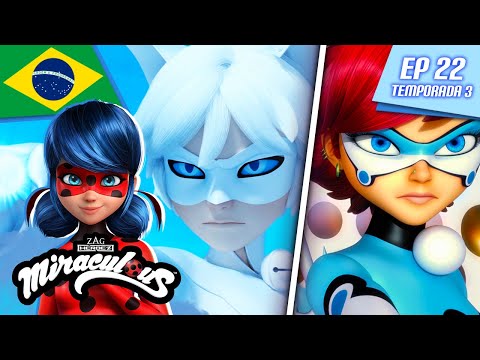 Capa de MIRACULOUS |  CAT BLANC  | Episódio completo  Temporada 3 Ep 22 | Português BRASIL