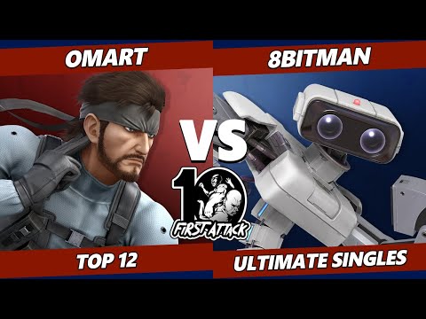 First Attack 2022  - 0mart (Snake) Vs. 8BitMan (ROB) Smash Ultimate Tournament