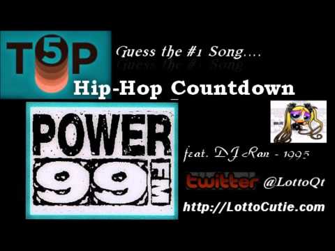 Power 99 FM "RADIOACTIVE" Top 5 Hip-Hop Countdown Guess The No.1 Song.wmv