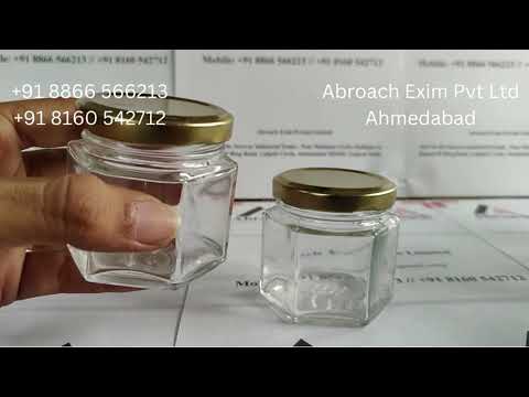 100Ml Hexagon Glass Jar