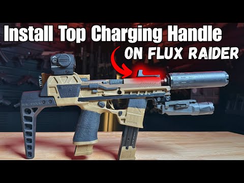 Install F10 Charging Handle on Flux Raider