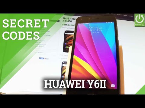 Codes in HUAWEI Y6II Secret Menu / Advanced Settings / Tricks