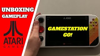 Atari Gamestation Go Portable Console   - Unboxing and Gameplay