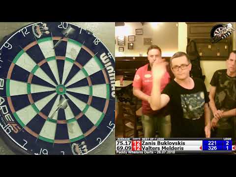 26.07.2018 - Paddy Whelan`s Darts Riga final