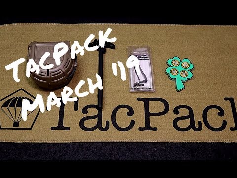 TACPACK Subscription Box Review - March 2019