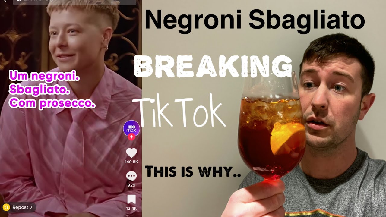 NEGRONI SBAGLIATO | Why is this BREAKING TIKTOK ??
