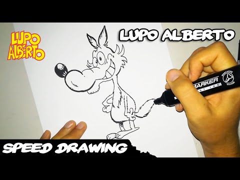 Lupo Alberto - disegno in 5 min