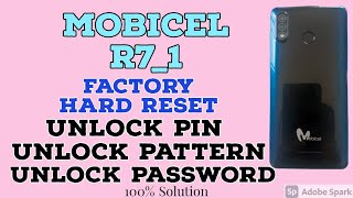 Mobicel R7_1 (NC 2021) Unlock password Pin Pattern, factory hard reset Mobicel R7_1 2021