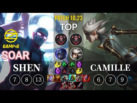 OZ SoaR Shen vs Camille Top - KR Patch 10.23