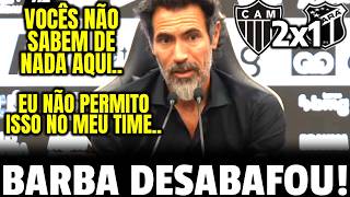 O BARBA NÃO SE SEGUROU! OLHA O QUE EDUARDO DOMINGUEZ FALOU APÓS ATLÉTICO MG 2 x 1 CEARÁ