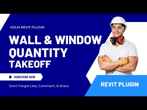 ADLM Revit Plugin v2 Demo: Wall & Window Quantity Takeoff for Bungalows and Multi-Story Buildings
