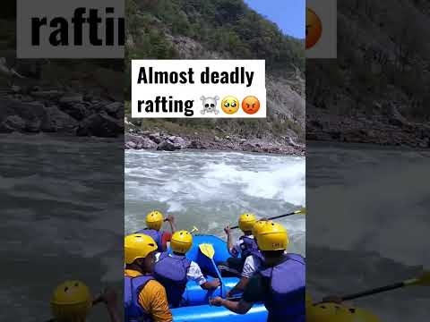 Almost deadly rafting trip #riverrafting is rafting save rishikesh #travel