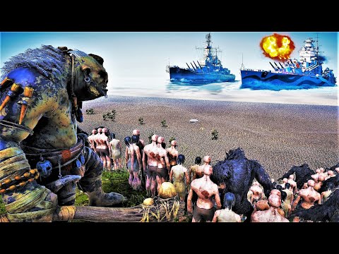 Humanity's Last Offensive Against Dark Lords Island Stronghold - Ultimate Epic Battle Simulator 2