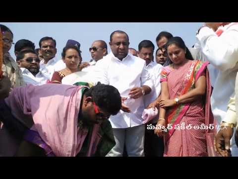 TRS MLA Shakeel Ahmed with MP Kavitha in Bodhan Double Bedroom Opening