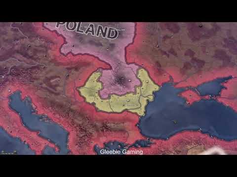 HOI4 1939 TIMELAPSE ROMANIA VS POLAND