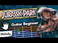 Jurassic Park Theme Guitar Lessons For Beginners John Williams Tutorial Easy Chords Backing Track
