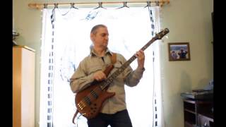 Colin James - Let&#39;s Shout - Bass Cover