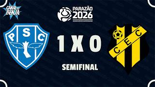 🔴 AO VIVO COM IMAGENS: PAYSANDU X CASTANHAL | PARAZÃO 2026 | Campeonato Paraense | Canal do Benja