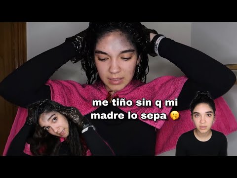 Me tiño otra vez y mi madre no lo sabía (reacción) ✌🏼🤭