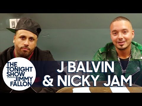 J Balvin and Nicky Jam Sing Like SpongeBob SquarePants During Truth or Challenge