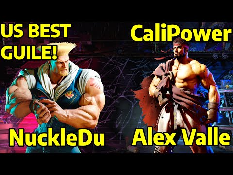 Street Fighter 6 NuckleDu (GUILE) VS Alex Valle Calipower (RYU) 4K Master Ranks