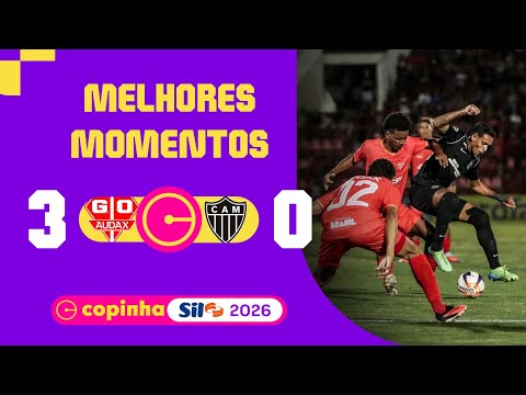 Gols e lances de Audax-SP x Atlético Mineiro