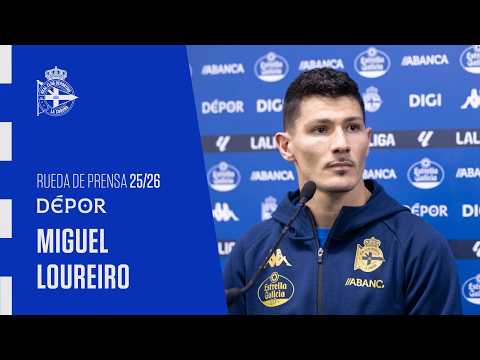 Declaraciones de Miguel Loureiro tras el RC Deportivo 2 -1 Albacete BP