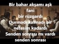 Bir Bahar Aksami Yalin karaoke 