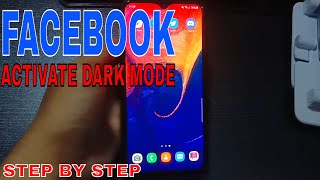 ✅ How To Activate Dark Mode On Facebook 🔴