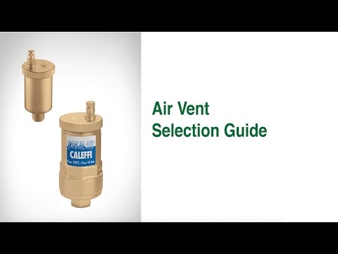 Automatic air vent selection guide