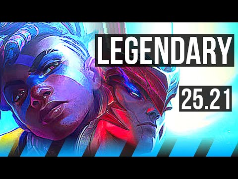 EKKO vs YONE (MID) | 8/0/3, 1800+ games, Legendary | EUW Grandmaster | 25.21