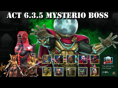 MCOC: Act 6.3.5  YAKICI KIZGINLIK YOLU(Caustic Temper, Terminal Velocity) & MYSTERİO BOSS