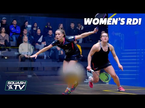 AJ Bell National Squash Championships 2020 - Women's Rd1 Highlights