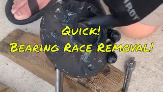 Quick and Easy! Bearing Race Removal in 3 minutes!