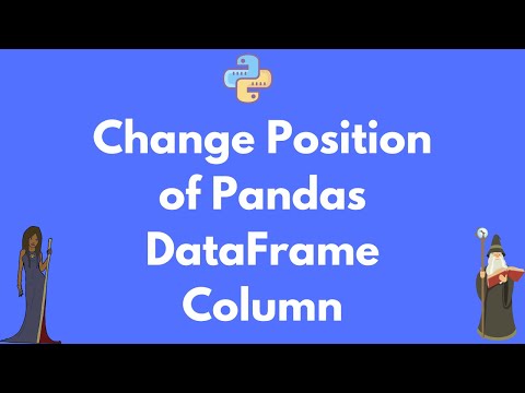 Change the order of Pandas DataFrame columns