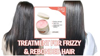 HAIR TREATMENT PARA SA FREEZY AND REBONDED HAIR|BREMOD HAIR MASK PERFORMANCE ARGAN OIL|TUTORIAL
