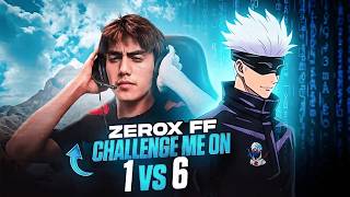 1 Vs 6 Only Ump Challenge😱🥵 | Hardest Challenge Ever🥶😈 IQ Like Brazilian Player + Speed Gameplay😍